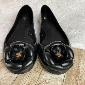 Kate Spade New York Black Jade Jelly Flats